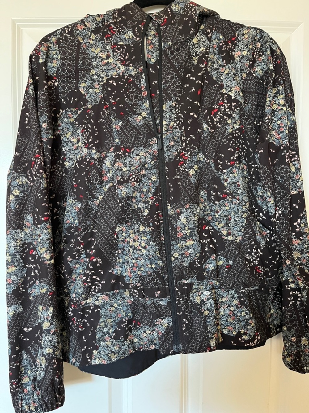 lululemon athletica brown Floral Patchwork Bomber